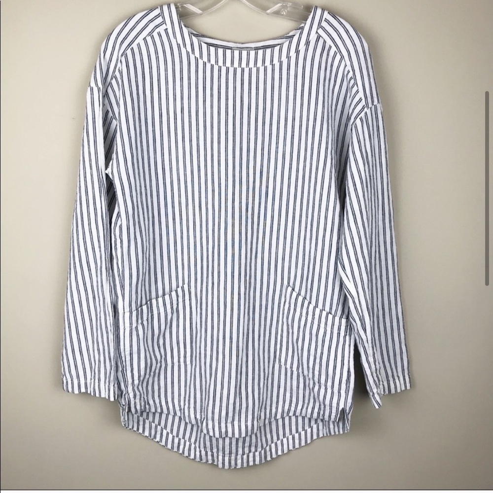Ecote sz medium striped tunic
